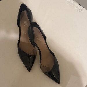 Aldo Black Pointed Toe Heels